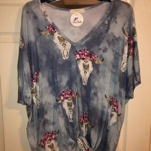 Cow Skull Top